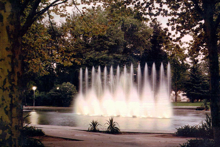 Fountains. 